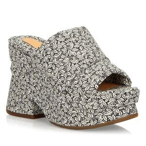 - nib Chie Mihara Garden Print Platform Slide Sandals size 8.5